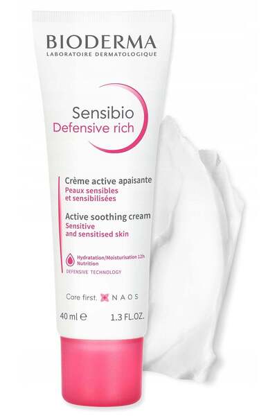 Bioderma Sebium Sensibio Defensive Rich Active soothing moisturising cream fo...