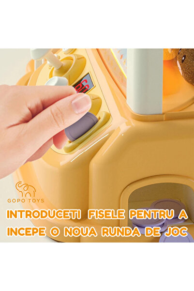 Gopo Toys Interactive Plush Toy Grasping Device for Children - Teddy Bear Design - 3 Years+