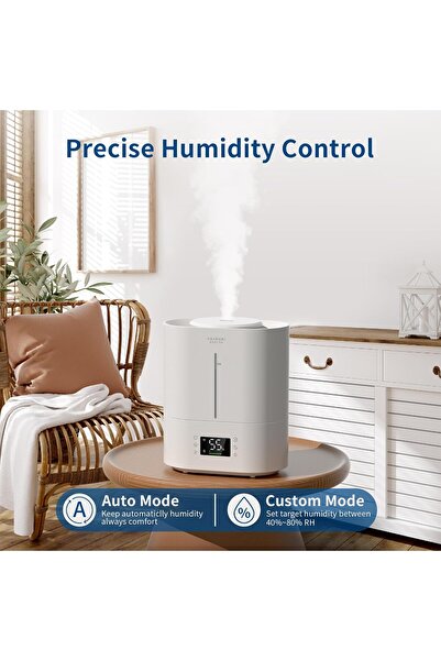 ASAKUKI 4L Top-Fill Ultrasonic Cool Mist Humidifier