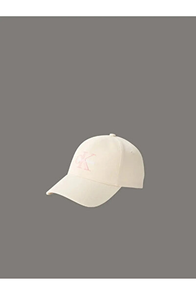 Calvin Klein MONOLOGO EMBROIDERY BASEBALL HAT Sarı Kadın Şapka