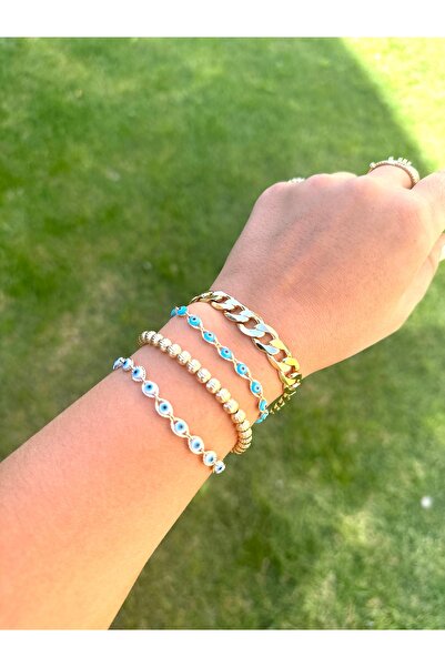 XP XUPİNG Xuping Nazar Boncuk Mavi Bileklik