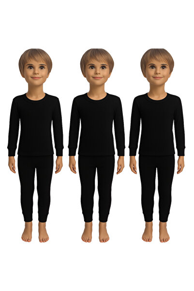 City Rose Fashion 3- Sets Boys and Girls Underwear Colored Soft Winter Cotton 100%