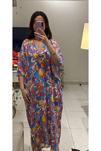 stellacloset Printed Viscose Floral Summer Dress - Lightweight & Elegant for ...