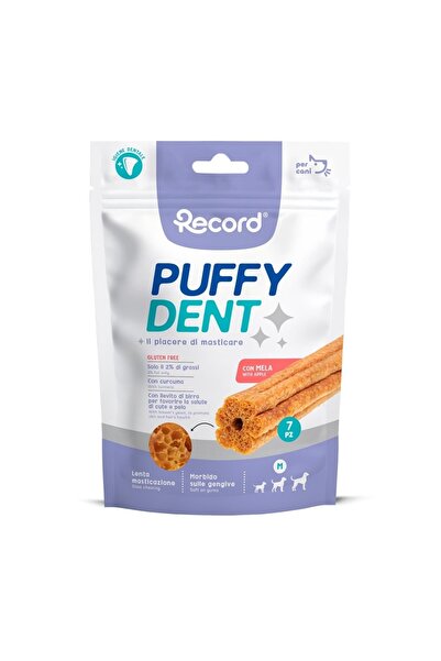 Record Dog treats - PuffyDent with apple - 105 g