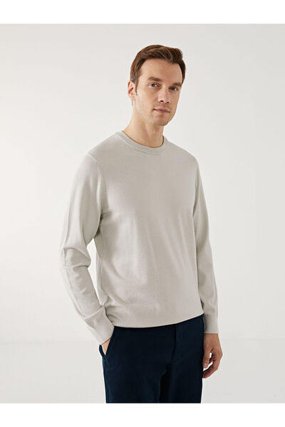 LC Waikiki Pulover tricot pentru bărbați cu gât gri