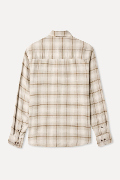 Mudo Regular Fit Plaid Shirt with Long Sleeves