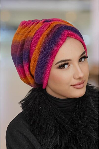 Aişe tesettür Colorful Winter Drawstring Bonnet