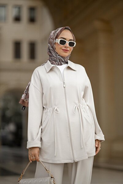 NS Moda Tesettür Doğa Takım Stone-Model 557