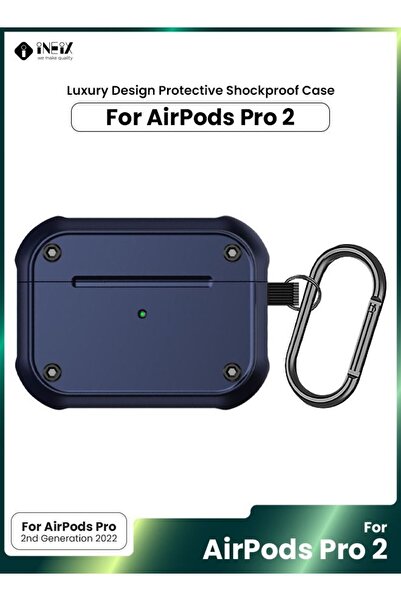 ineix جراب فاخر مقاوم للصدمات بتصميم فاخر لسماعات Apple AirPod Pro 2- 2022