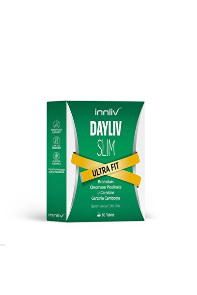 DAYLIV Slim 30 Tablet Bromelain-krom Pikolinat- L-karnitin- Garcinia Cambogia