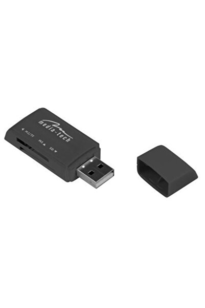 Mediatech Card Reader Media-Tech MT5040 cu 4 Sloturi (SD, MS, T-Flash, M2), Design Mini, USB 2.0