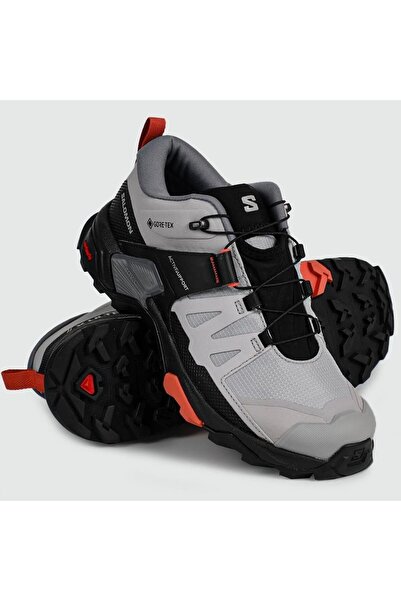 Salomon X Ultra 4  Tex Hiking Outdoor Shoes Women's Outdoor Shoes Gray Black