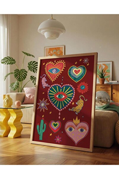 woodhomeworks Tek Parça Salon Ofis Dekor Tablo Vrynt