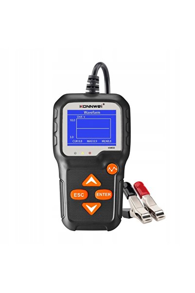 Other Konnwei KW650 LCD Battery Tester Digital Meter 6V 12V Polish Menu