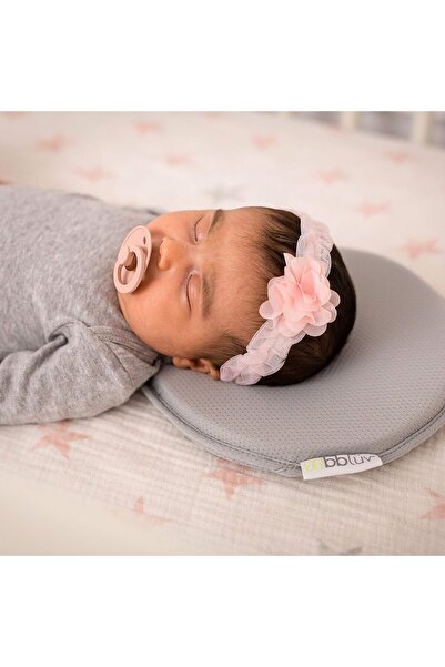 Generic Comfortable Head Support Pillow by بي بلوف, Gray - Memory Foam, Single Piece