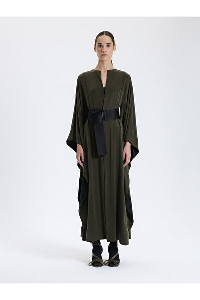 BAQA Khaki Belted Abaya