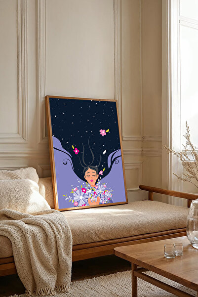 Dekorsiahome Τραπέζι σαλονιού κουζίνας με ξύλινο πλαίσιο μονοκόμματο TK2441