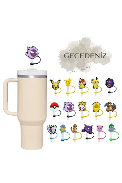 GECEDENİZ سدادة شفاطة متوافقة مع ترمس غاستلي بوكيمون