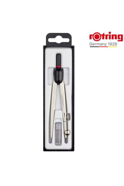 Rotring Compact Small Compass with Complete Set, for Technical and Geometric Drawing, 130mm