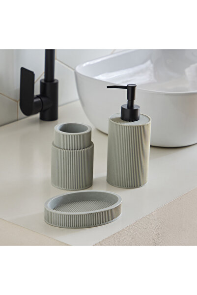 Home Box مجموعة إكسسوارات حمام بوهو من الراتينج مكونة من 3 قطع