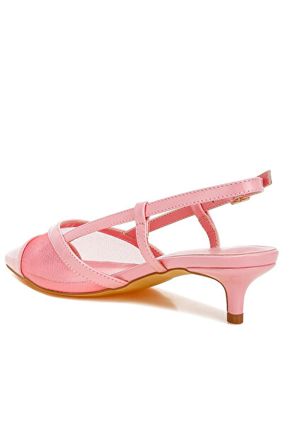 london Rag Women Pink Mesh Slingback Sandals