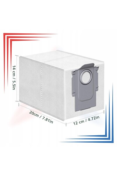 Other 6 x Dusting Bags for Roborock Q Revo Pro / S / MaxV / Pro / S8 maxV Ultra