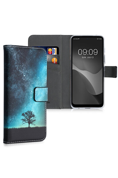 KWmobile Husă pentru Motorola Moto G71 5G, piele, multicoloră, 57002.01,