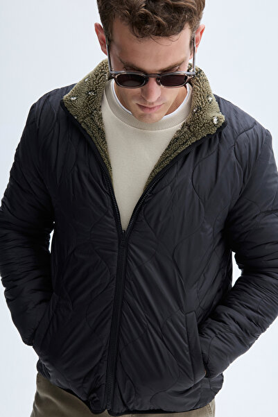 Mudo Comfort Fit Double Sided Sherpa Jacket