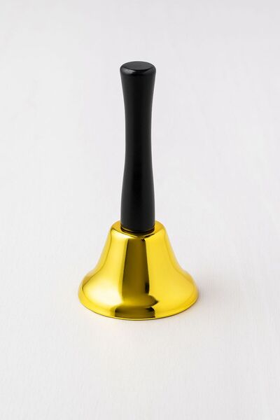 Blusmart Clopotel de Craciun, auriu, 13cm