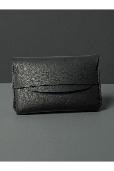 PLUSH STUDIO ISTANBUL Minicase Leather Card Holder Wallet Self-Closing – Men & Women