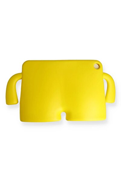CepteToptan Myt09 Samsung Galaxy Tab A9 Case Character Tablet Silicone - Yellow