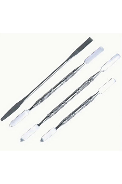 shop 4 Adet Paslanmaz Çelik Makyaj Spatulası Seti