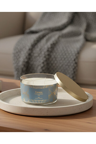 REDTAG شمعة كابانا ثلاثية الفتيل (450 جرام)