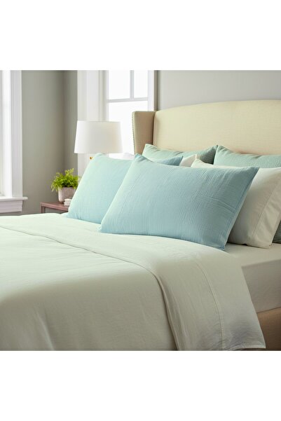 Püskül Luxury Muslin Pillowcase 2 Pieces - 100% Cotton, 2-Layer, High Quality Muslin Pillowcase Set