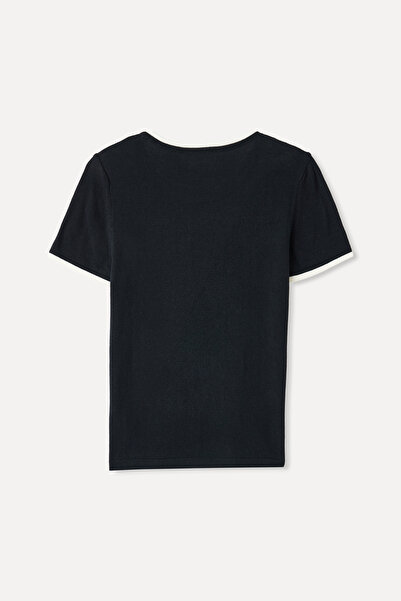Mudo Crew Neck Short Sleeve Knit T-Shirt