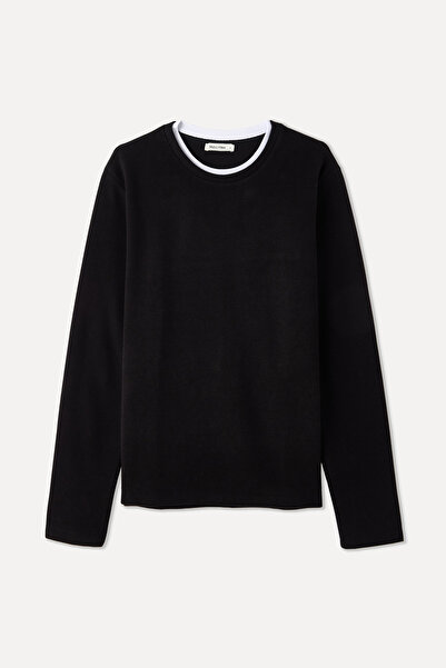 Mudo Cycling Collar Sweatshirt with Collar Detail