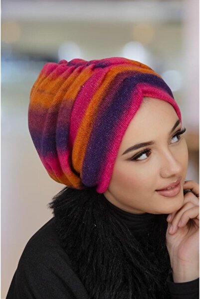 Aişe tesettür Colorful Winter Drawstring Bonnet