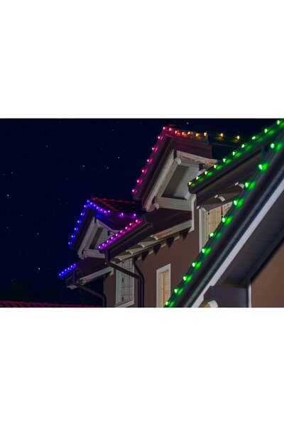 Twinkly Outdoor dimmable RGB LED installation C 9, 80 x RGB LEDs, 24.4 m, IP44, Wi-Fi, remote control