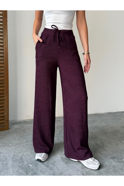 mydukkan.co Bel Bağcık Corded Fabric Trousers
