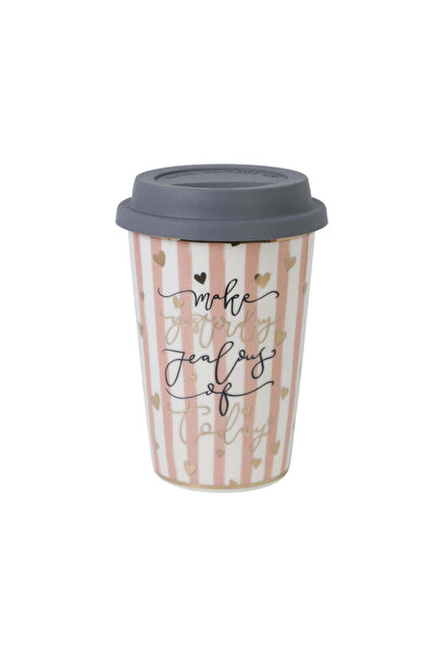 SAFECARE Pahar cu capac detașabil și mesajul „Make Yesterday Jealous Today” (Fă-l pe cel de ieri gelos astăzi)