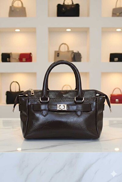 GÇA Moda Women's Patent Leather Hand and Crossbody Bag 25*16 cm