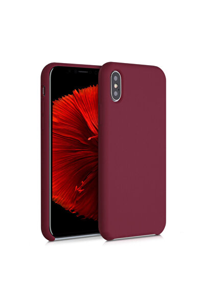 KWmobile Case for Apple iPhone X / iPhone XS, Silicone, Red, 42495.209