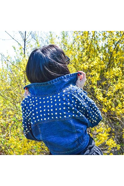 exclusives.ro Short jacket - Denim - Punk - metallic studs - bomber - cool - casual - young