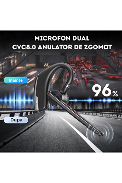 ProDrivers New Bee M51 Bluetooth Headset with Charging Case – 60h Battery, Bluetooth 5.2, ENC Dual