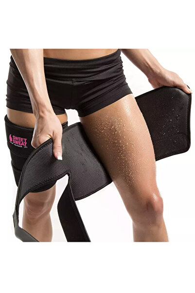 Generic A pair of Sweet Sweet adjustable thigh shapers, sauna sweatbands