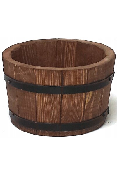 Other Ghiveci de flori din pin 28xH17 nuc negru