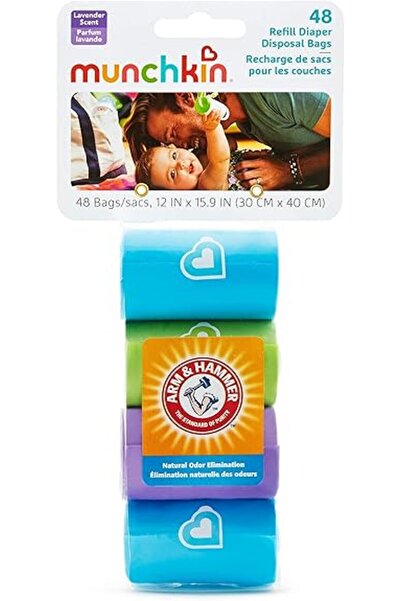 Munchkin Arm & Hammer Scented Diaper Bag Refills, 72 Count