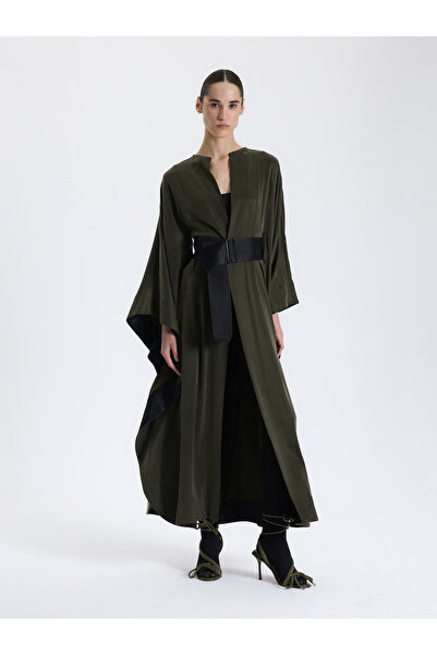 BAQA Khaki Belted Abaya