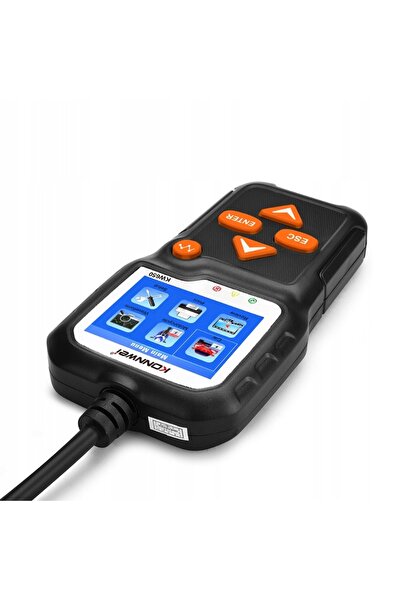 Other Konnwei KW650 LCD Battery Tester Digital Meter 6V 12V Polish Menu