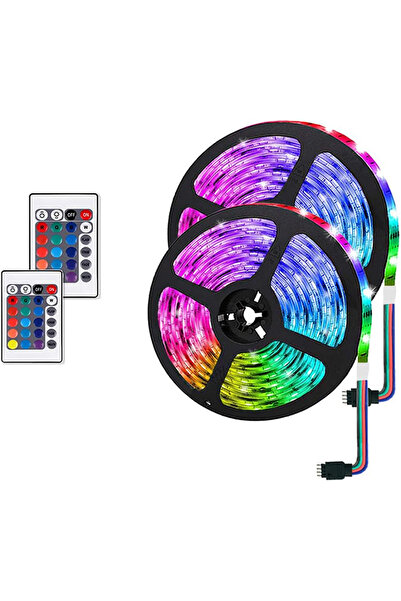 Sumkyle شريط إضاءة ليد يعمل بالبطارية بطول 2 متر، شريط ليد مزود بمفاتيح وجهاز تحكم عن بعد، ديكور حفلات يمكنك صنعه بنفسك، عبوة من قطعتين